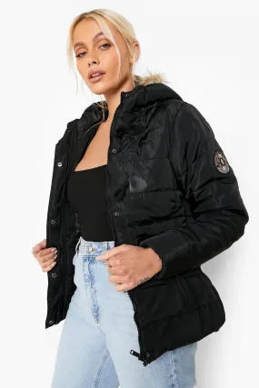 Short Quilted Puffer Jacket