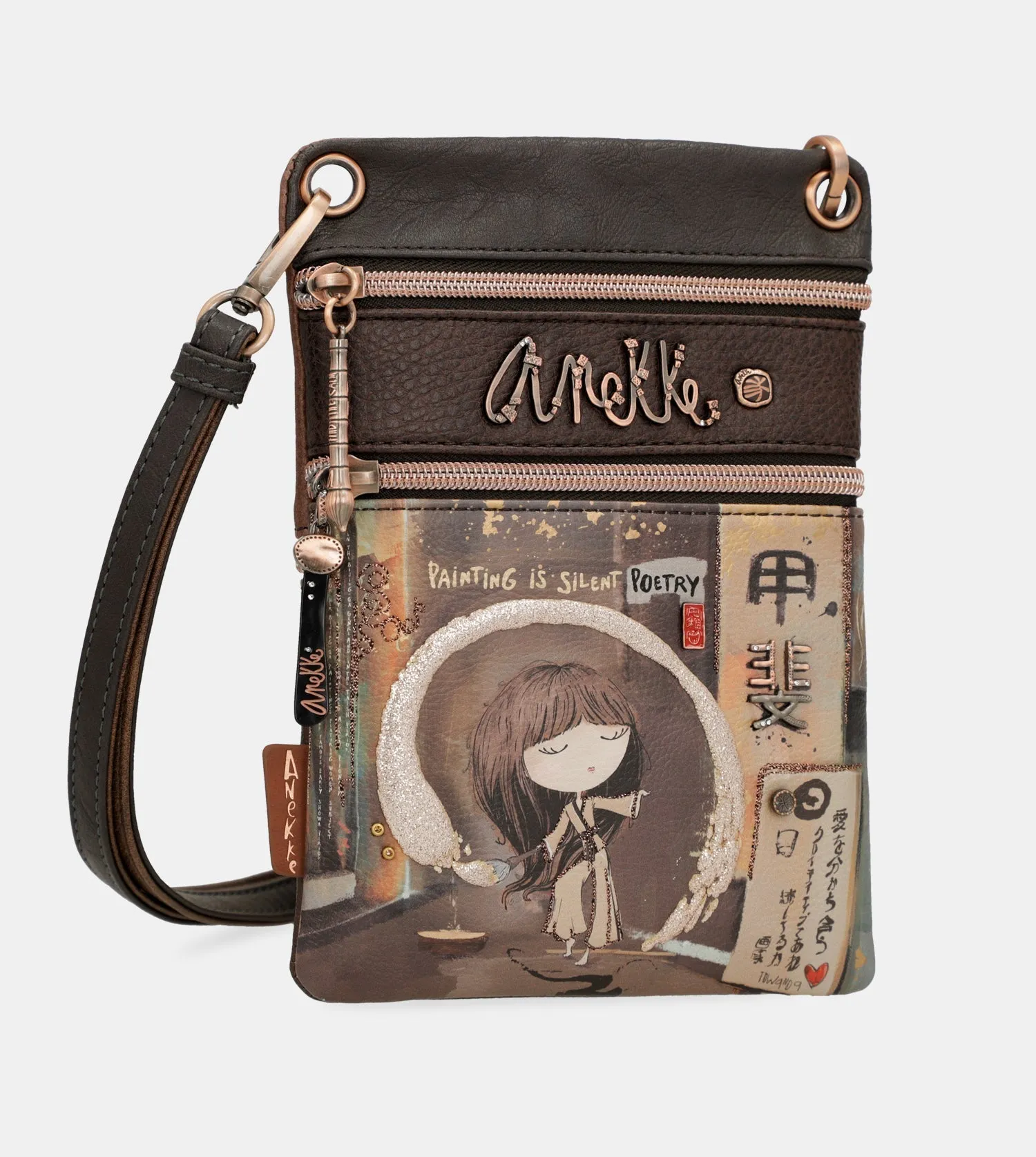 Shōen brown shoulder bag