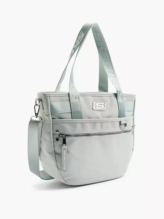 Skechers  Light Blue Skechers Tote Bag with Adjustable Shoulder Strap