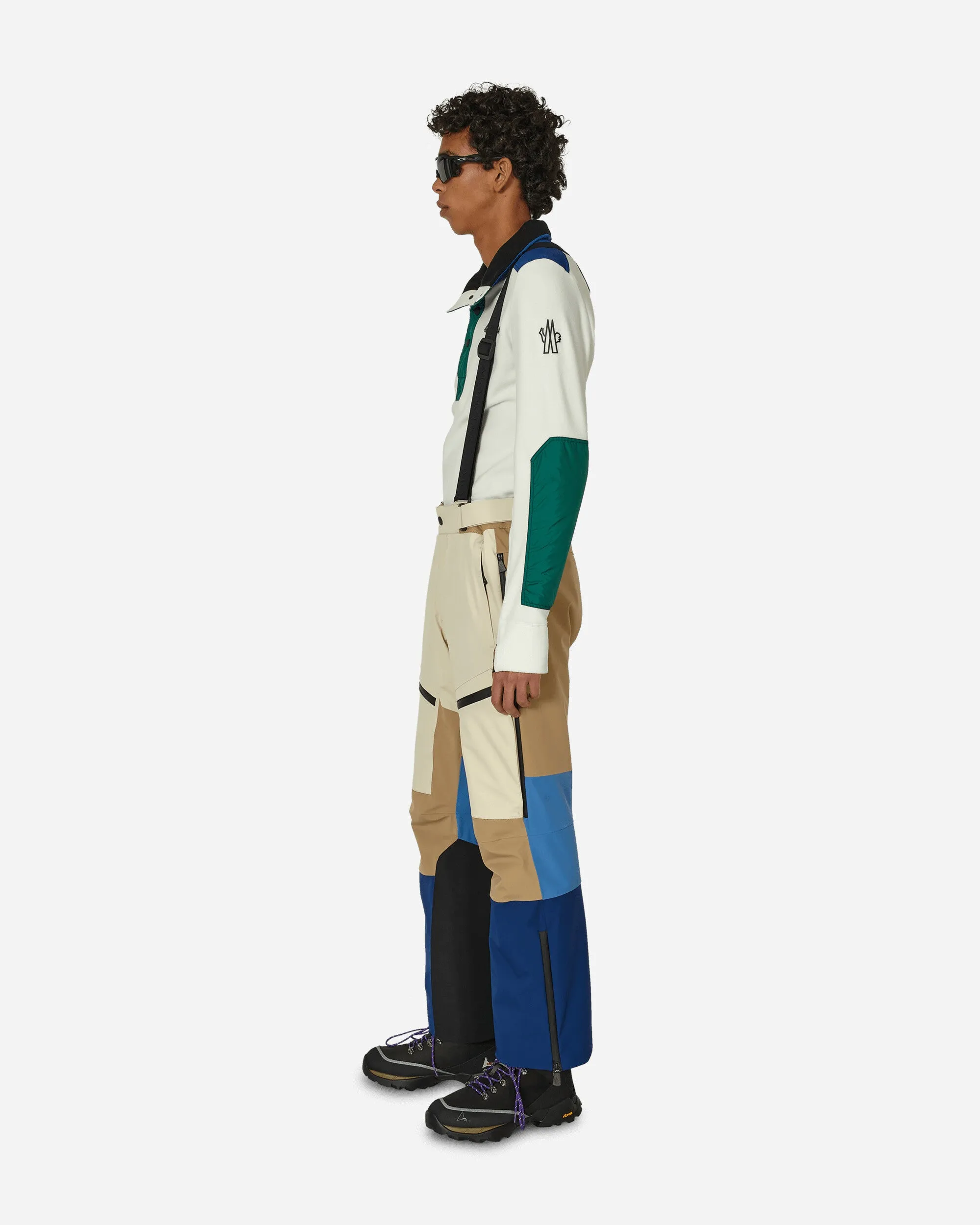 Ski Bib Beige / Blue
