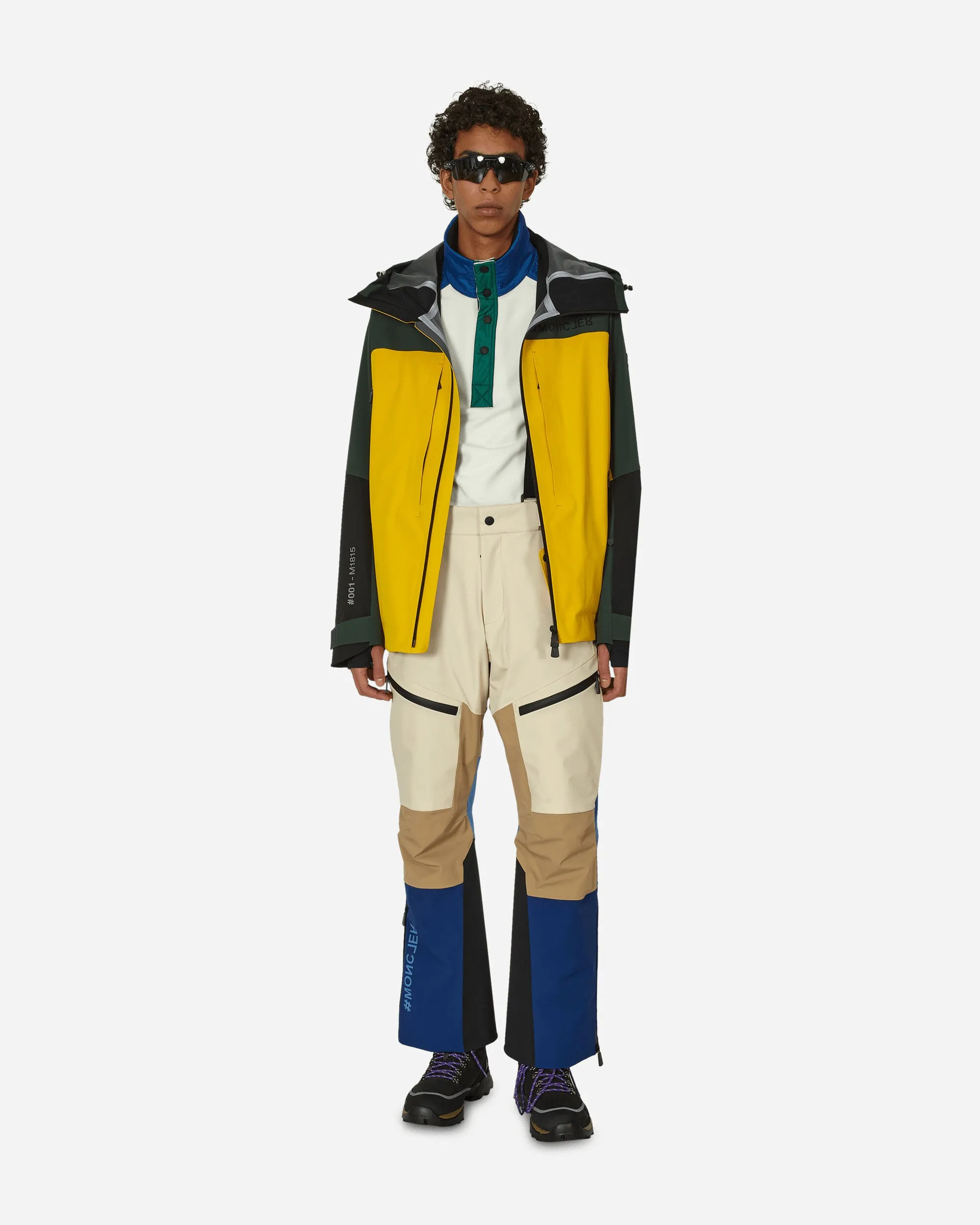 Ski Bib Beige / Blue