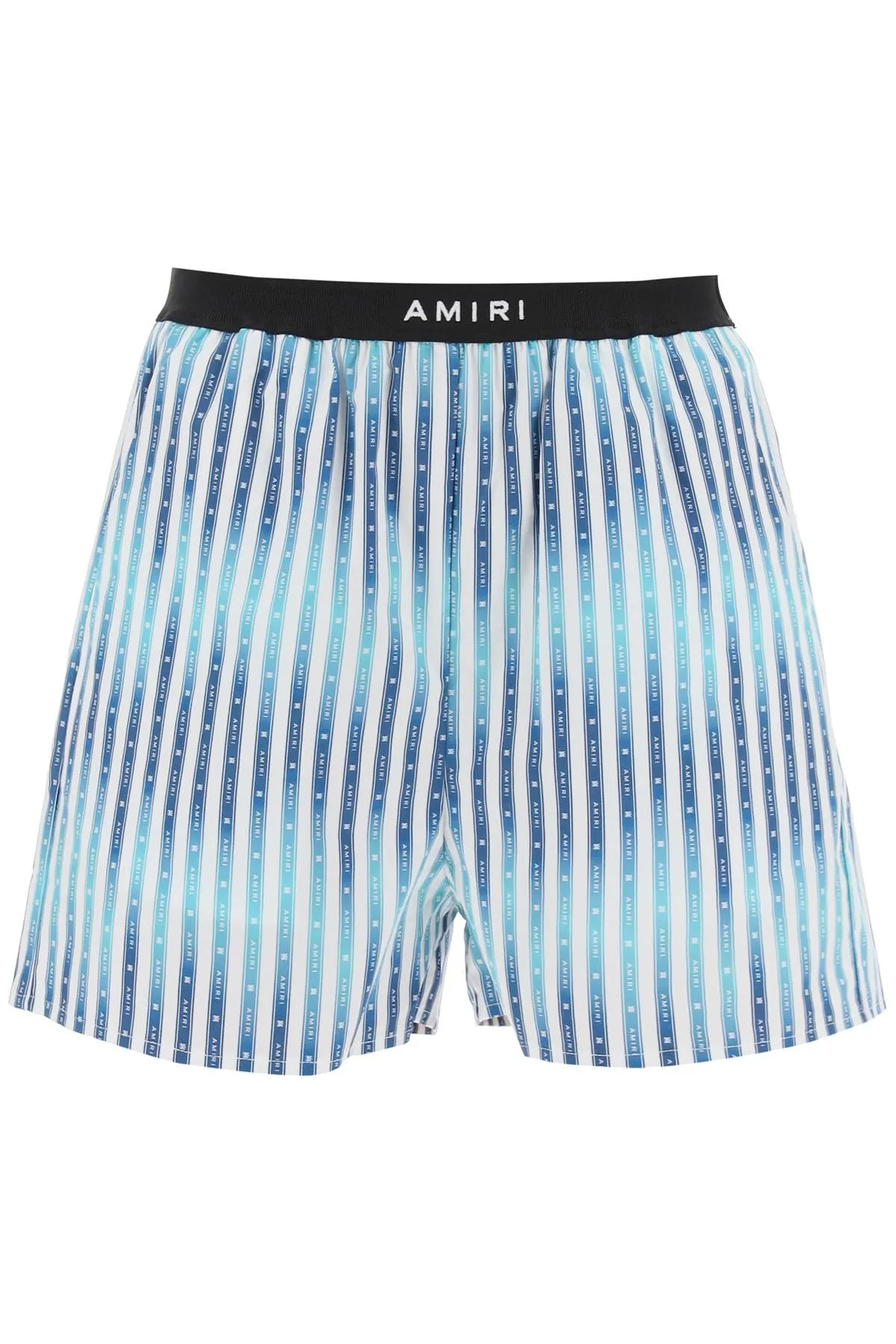 Striped Poplin Shorts