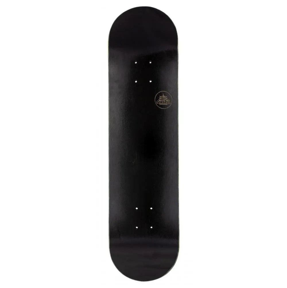 Sushi Pagoda Stamp Skateboard Deck Black 8