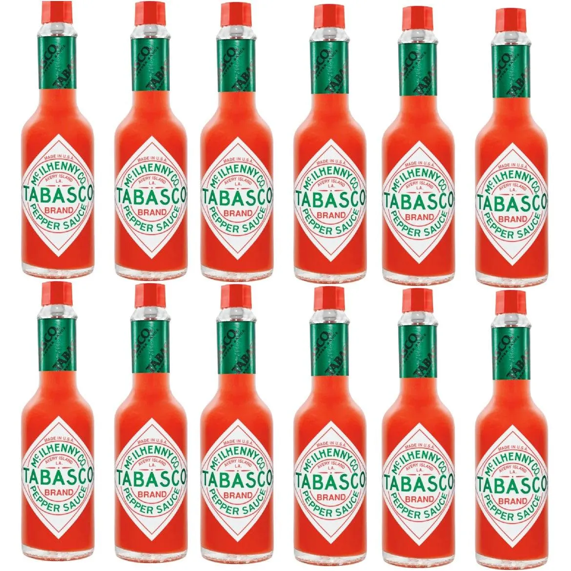 Tabasco Original Red Pepper Sauce Hot Chilli 60ml Box 12