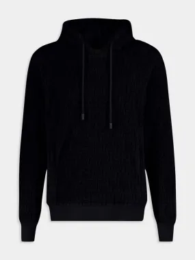 Textured FF Logo Hoodie