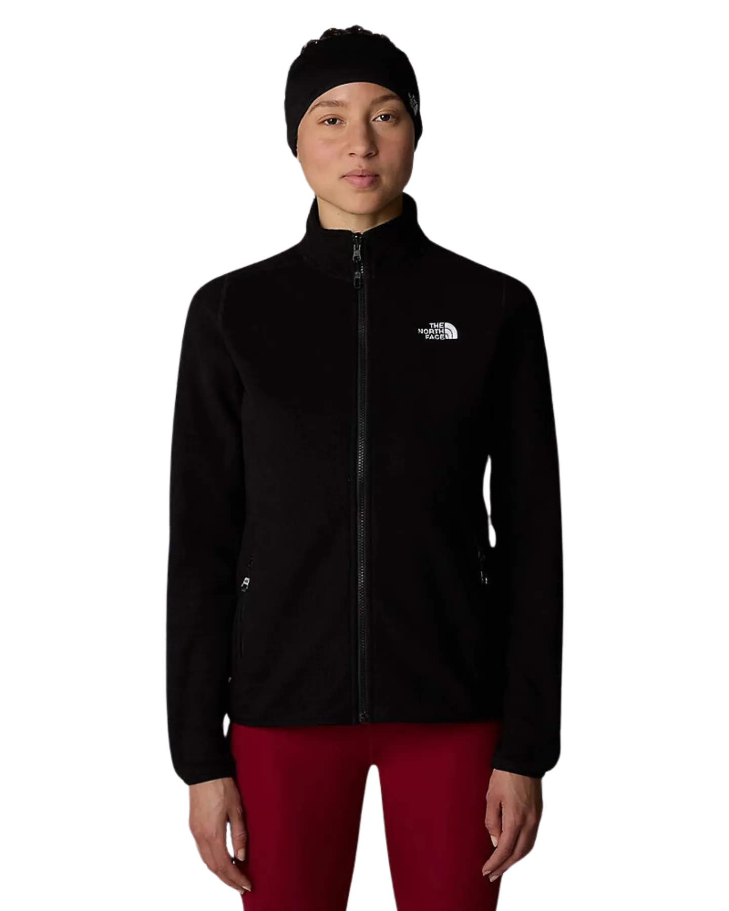 The North Face Women's 100 Glacier Fullzip Fleece - Tnf Black