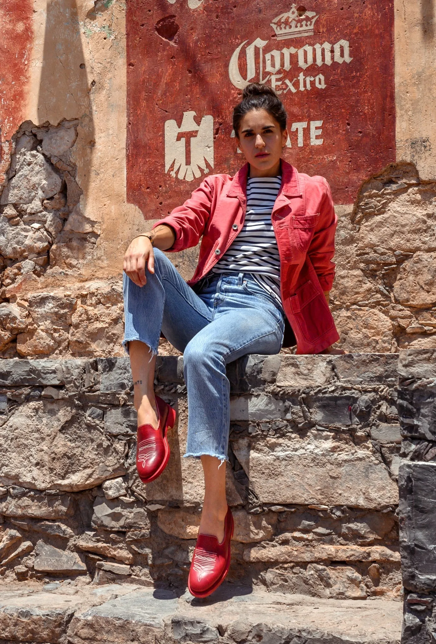 Uma Loafers Rouge