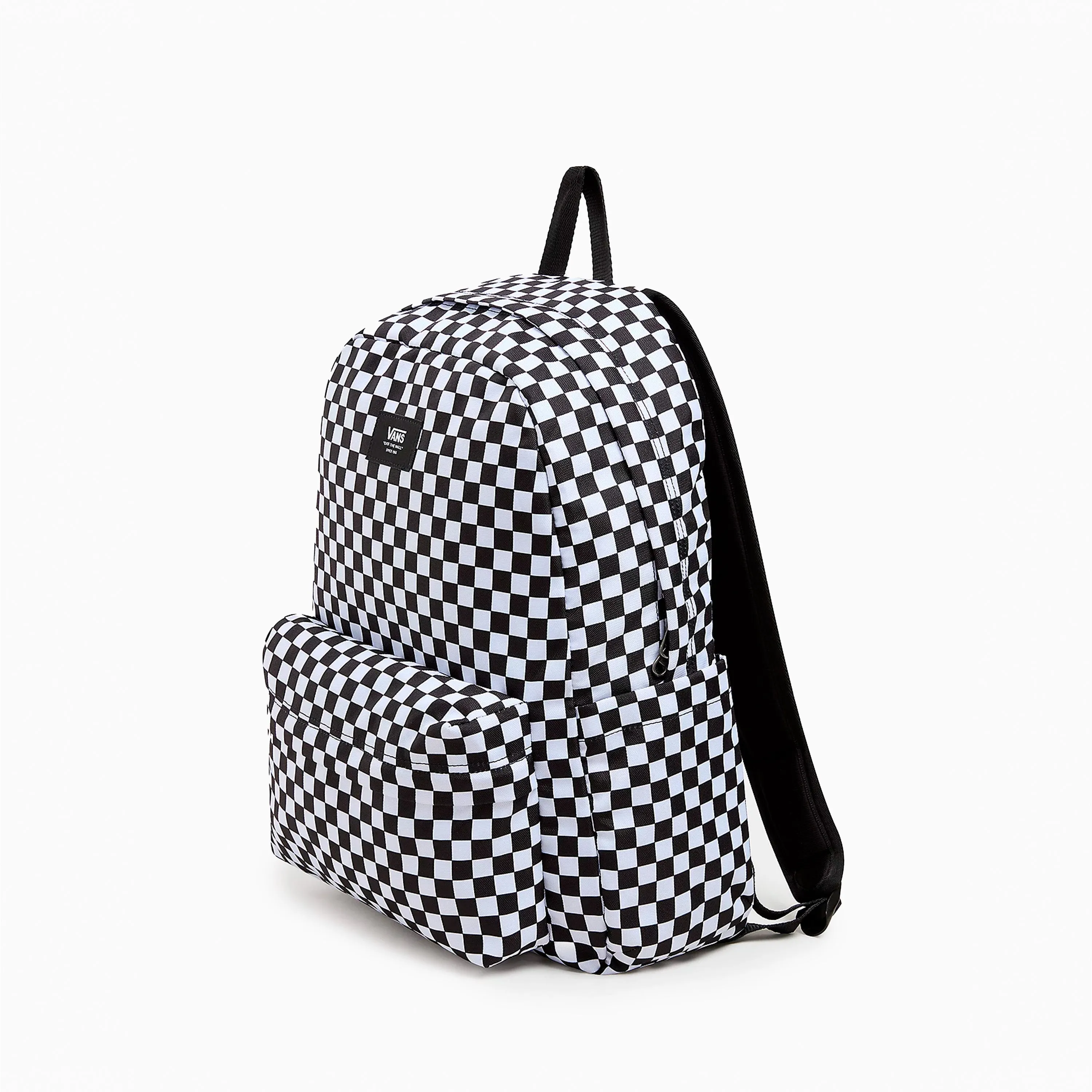 VANS OLD SKOOL CHECK BACKPACK BLACK & WHITE - VN000H4XY28