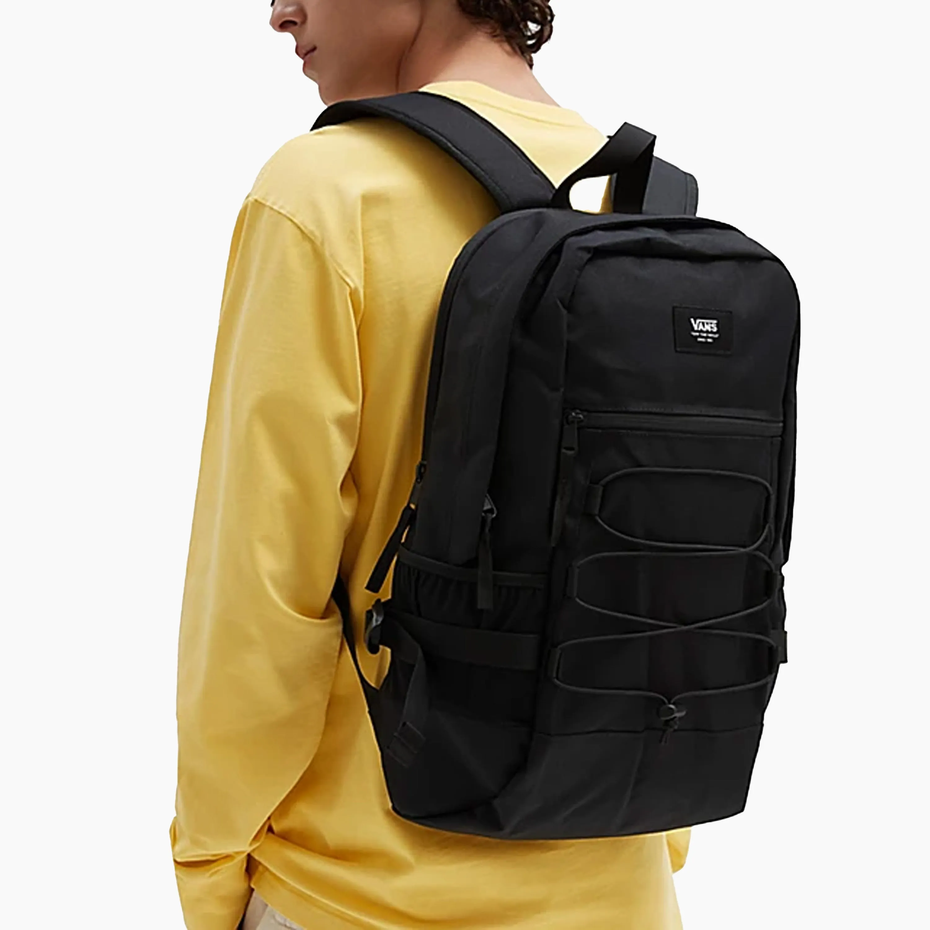 VANS ORIGINAL BACKPACK BLACK & WHITE LABEL - VN00082FBLK1