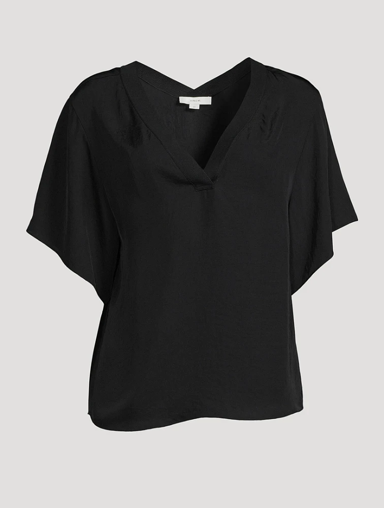 VINCE Short-Sleeve Top