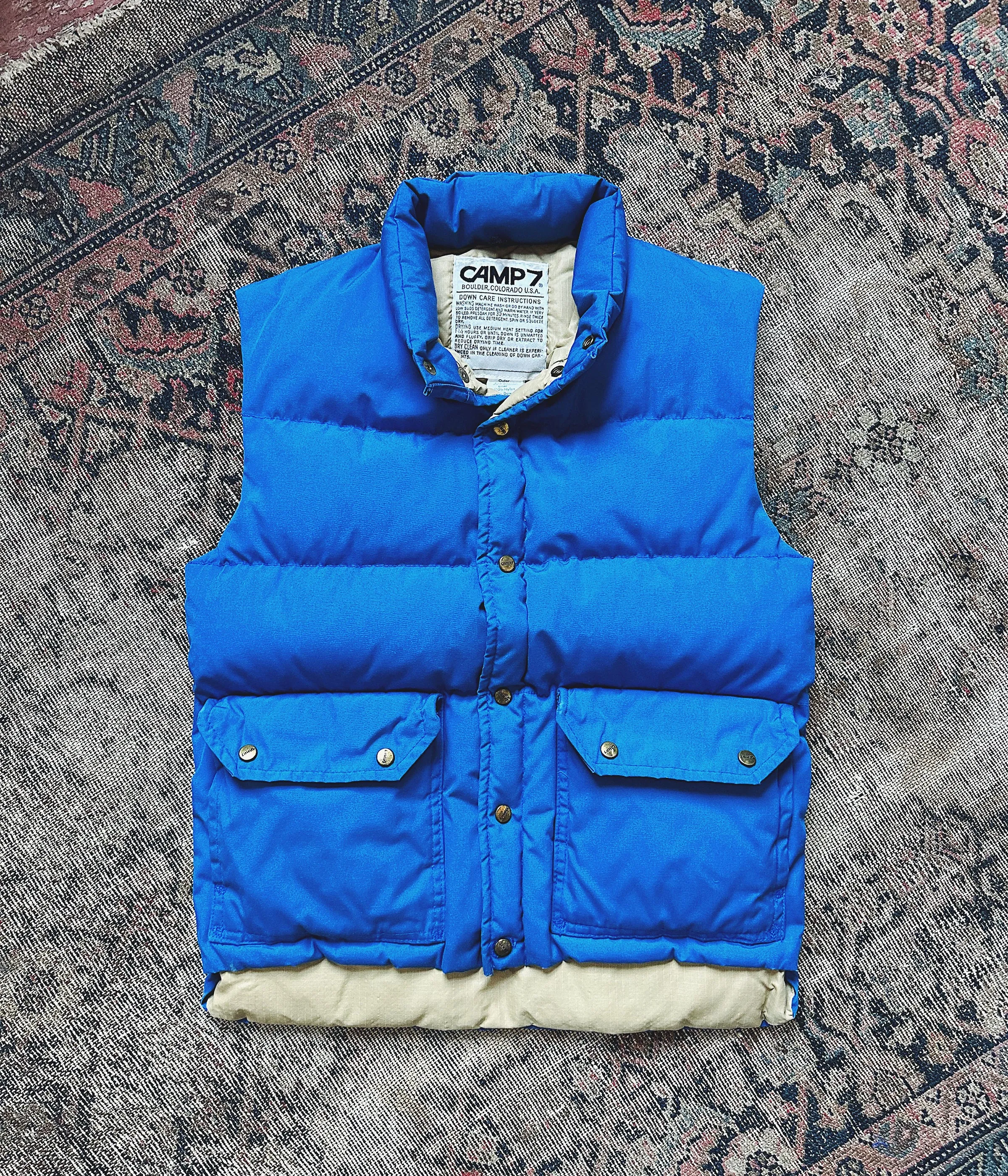 Vintage Camp 7 Down Vest