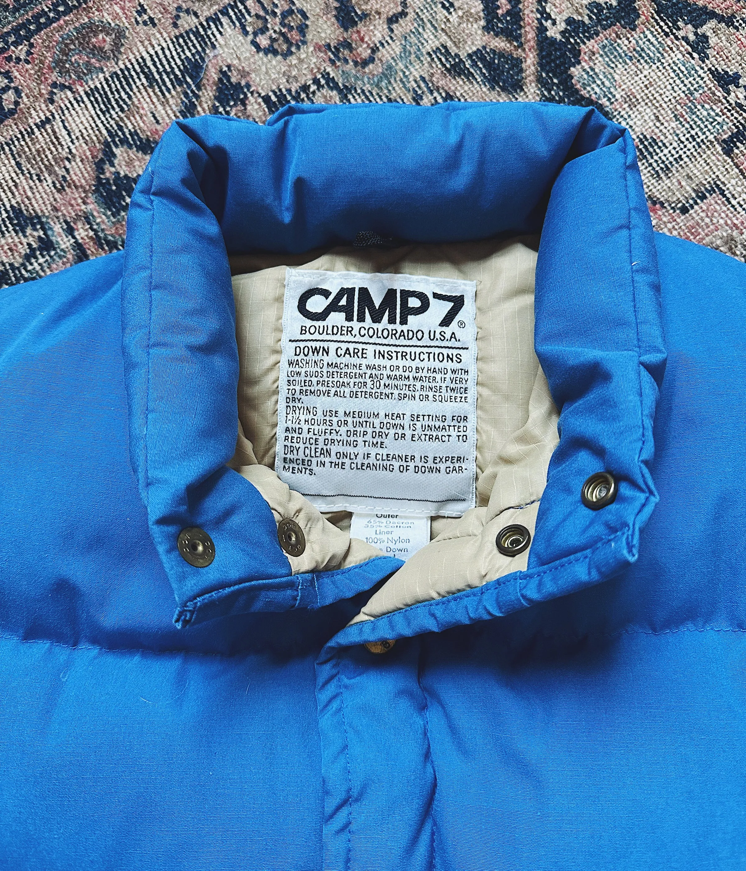 Vintage Camp 7 Down Vest