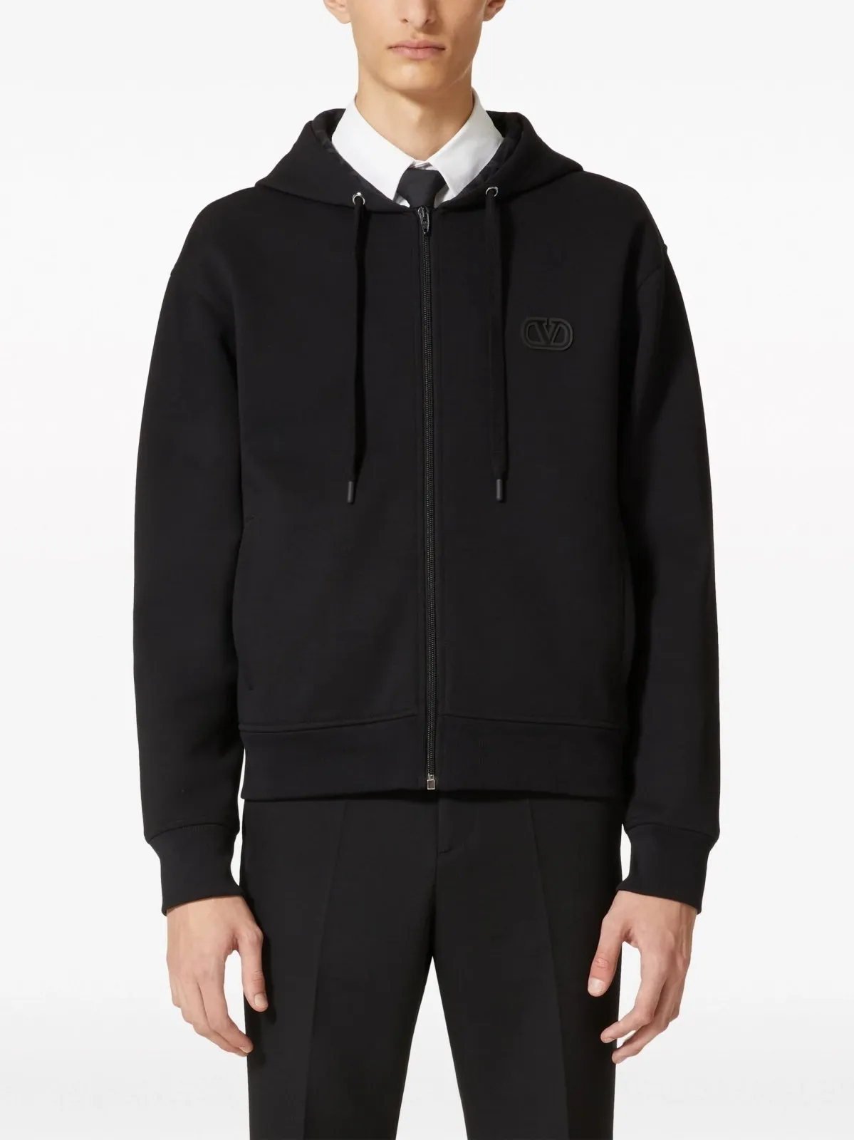 VLogo Signature Zip-Up Hoodie