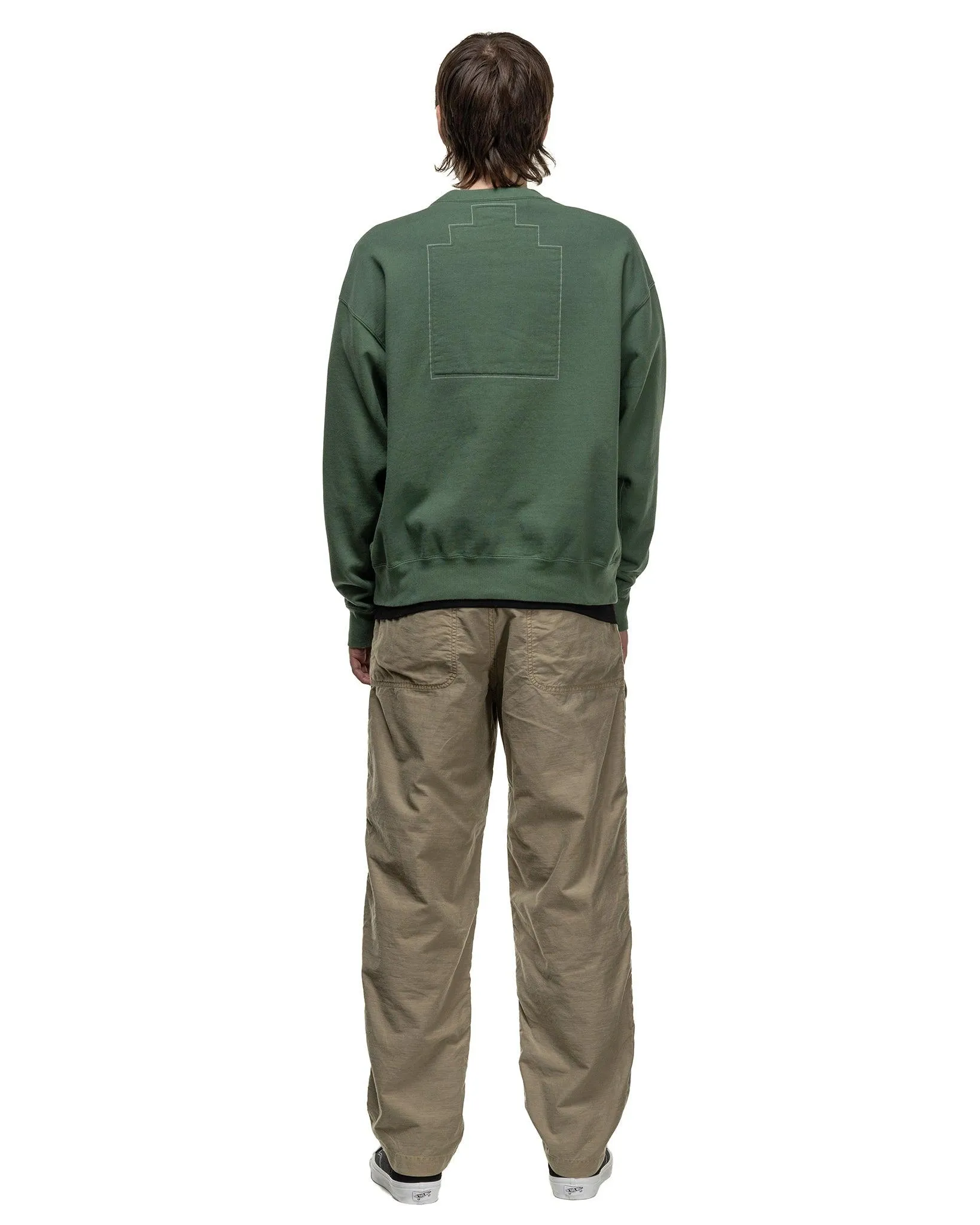 Washed VS 8b Crew Neck Green