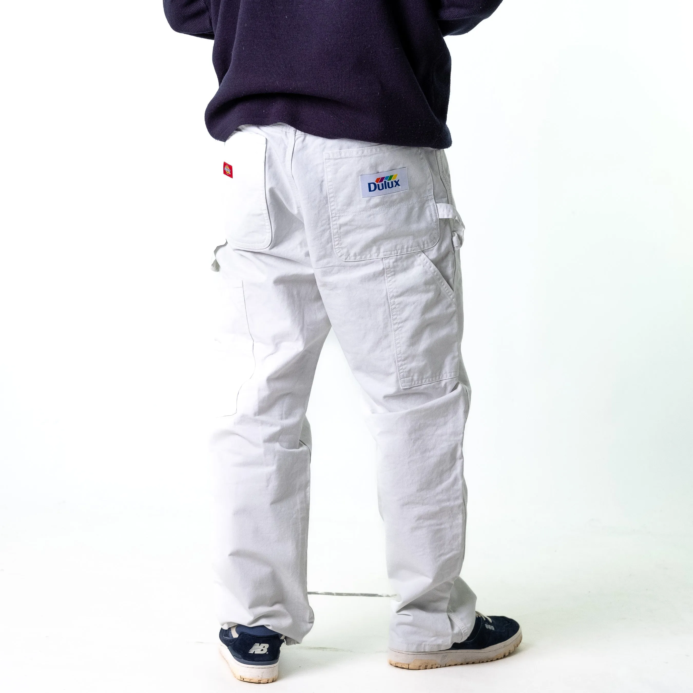 White 90s Dickies  Cargo Skater Trousers Pants Jeans (36x32)