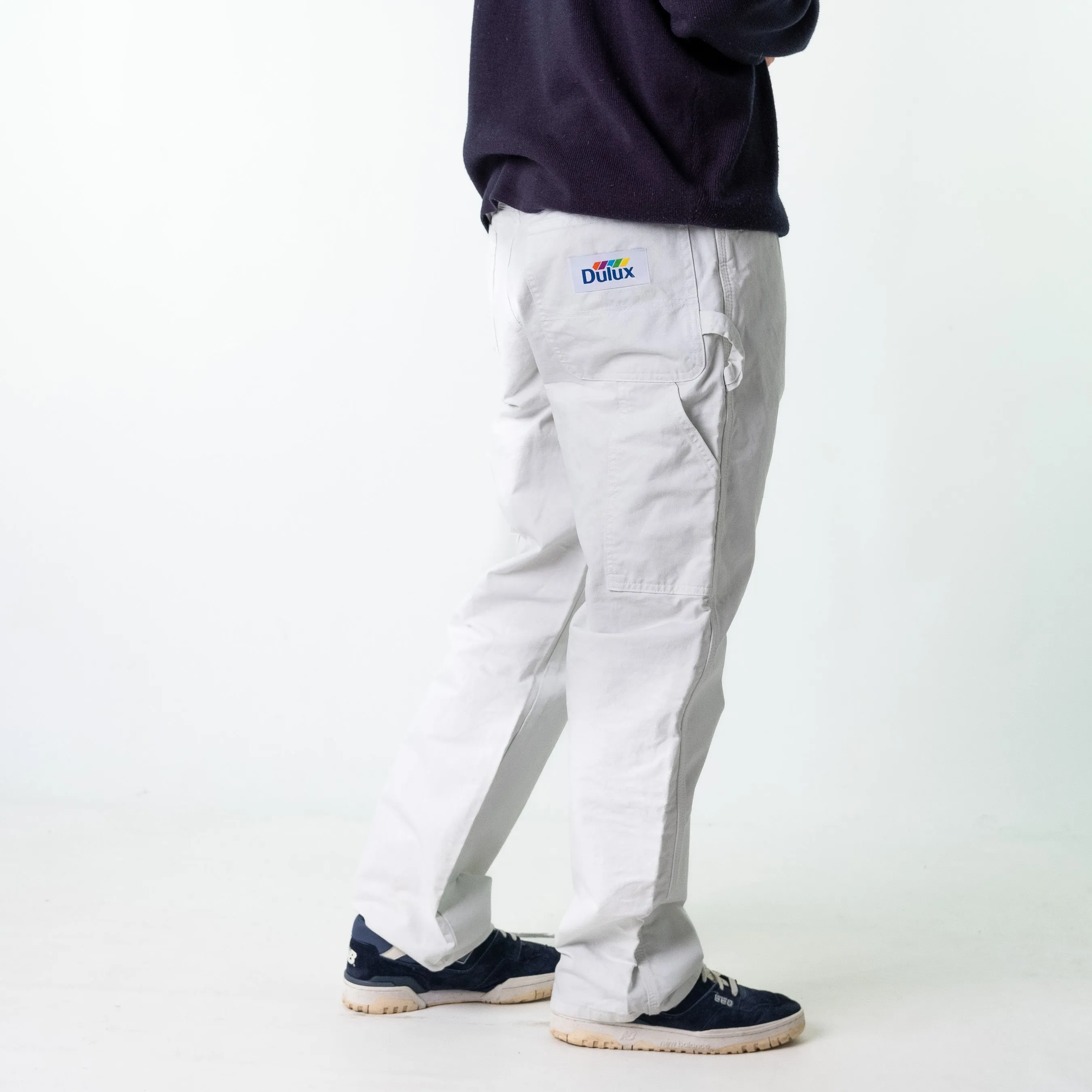 White 90s Dickies  Cargo Skater Trousers Pants Jeans (36x32)