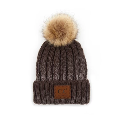 Women's C.C Ombre Pom Beanie