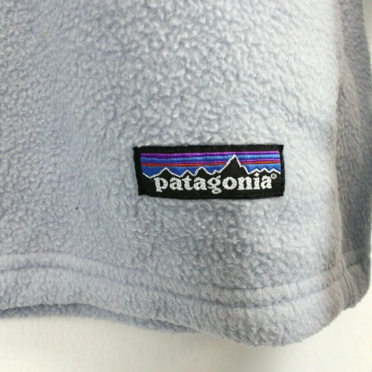 Womens PATAGONIA 1/4 Zip Fleece Purple | Medium