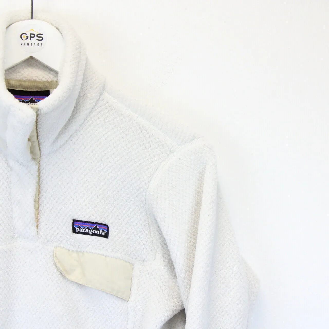 Womens PATAGONIA Fleece White | Small