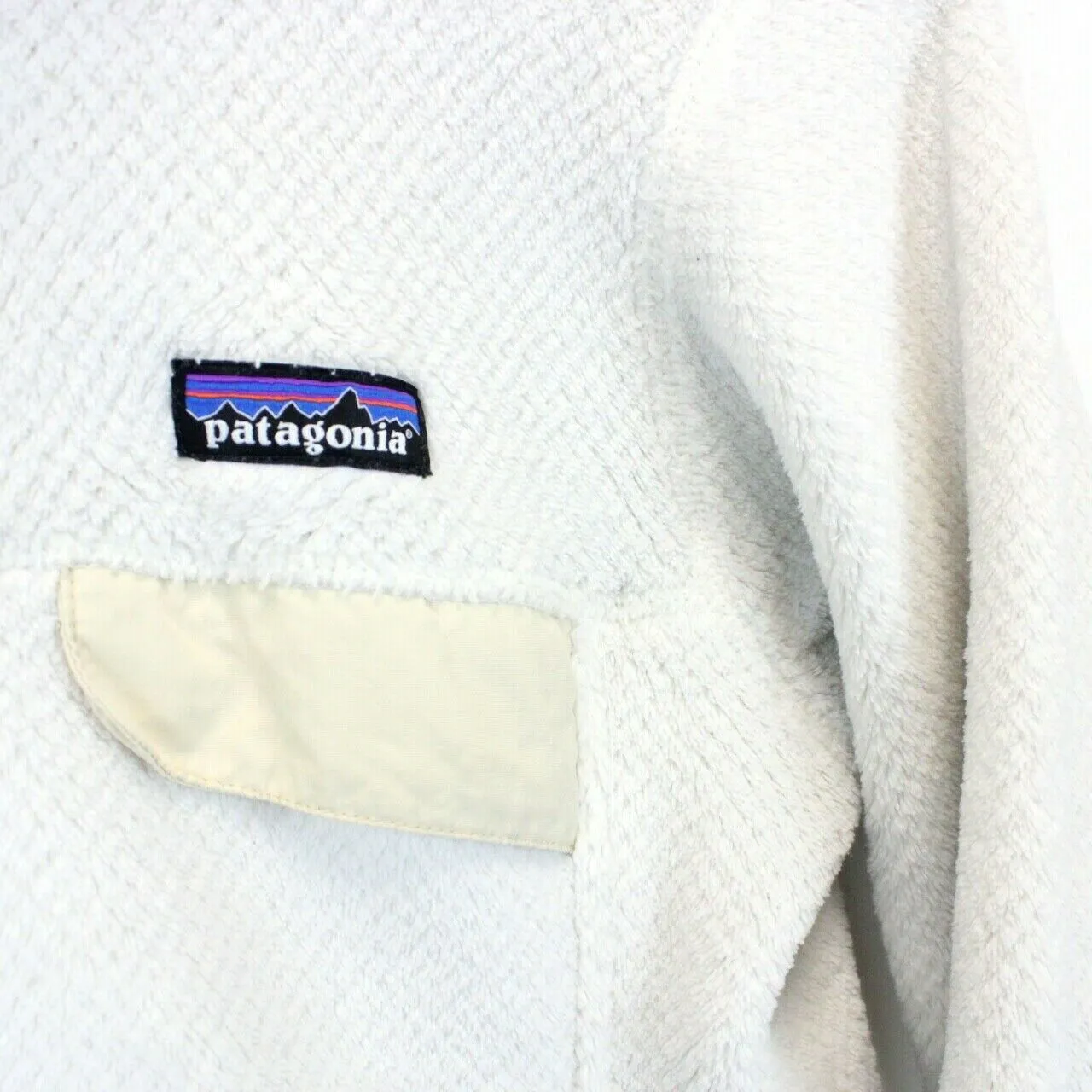 Womens PATAGONIA Fleece White | Small