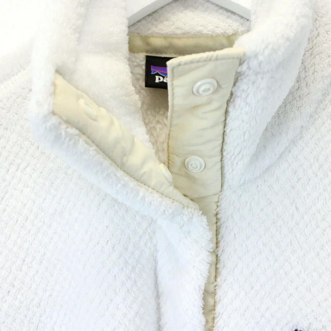 Womens PATAGONIA Fleece White | Small