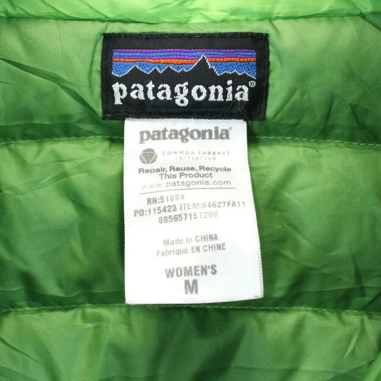 Womens PATAGONIA Gilet Green | Medium