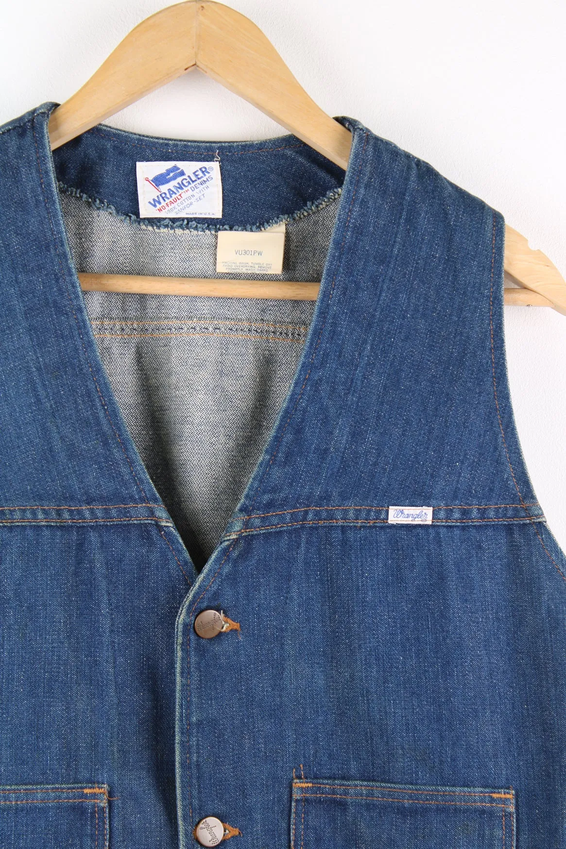 Wrangler Denim Vest (M)