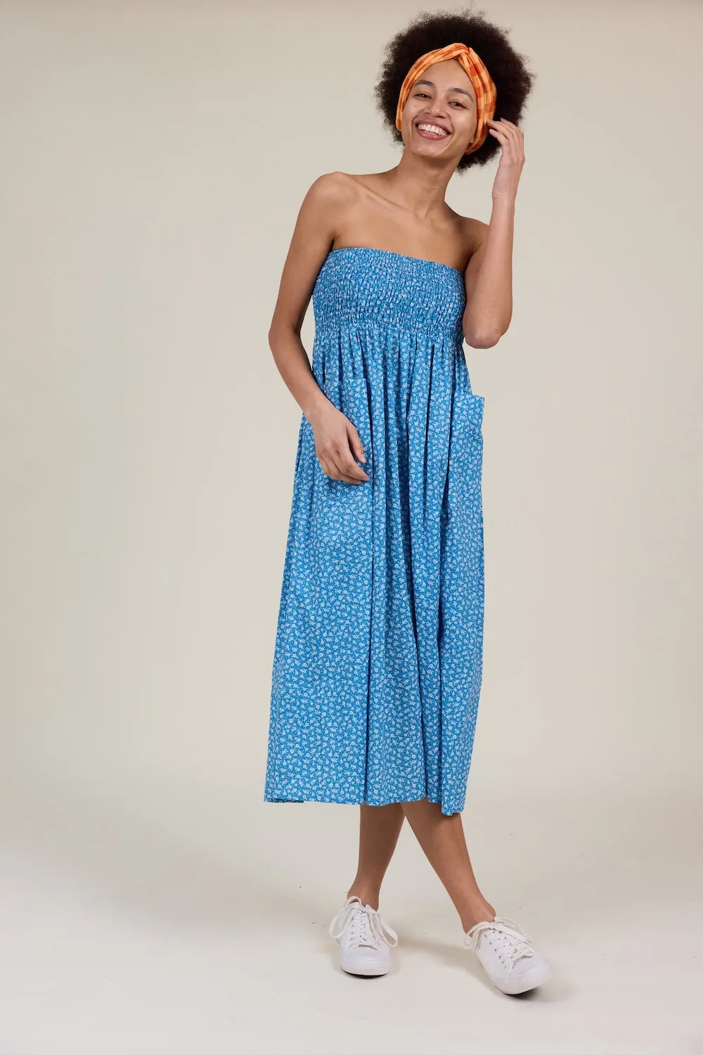 Wren Skirt Blue Floral