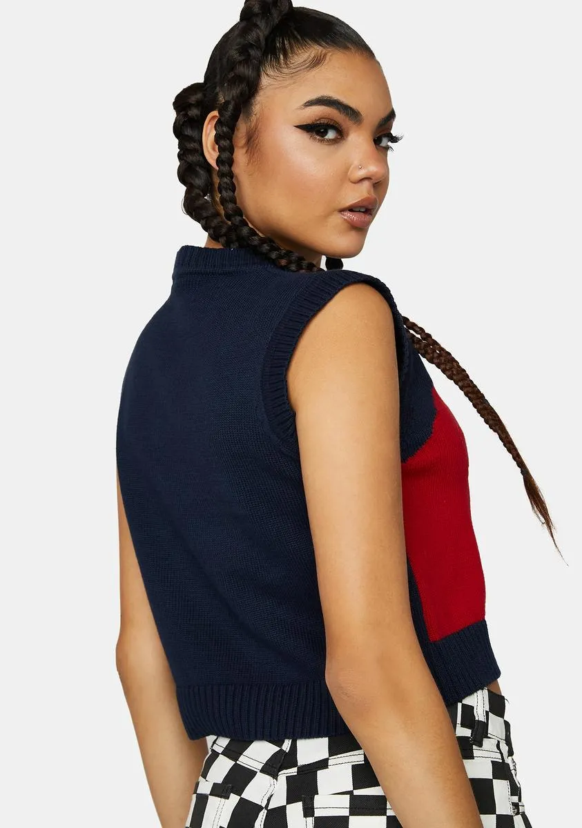 X Betty Boop Knit Vest-